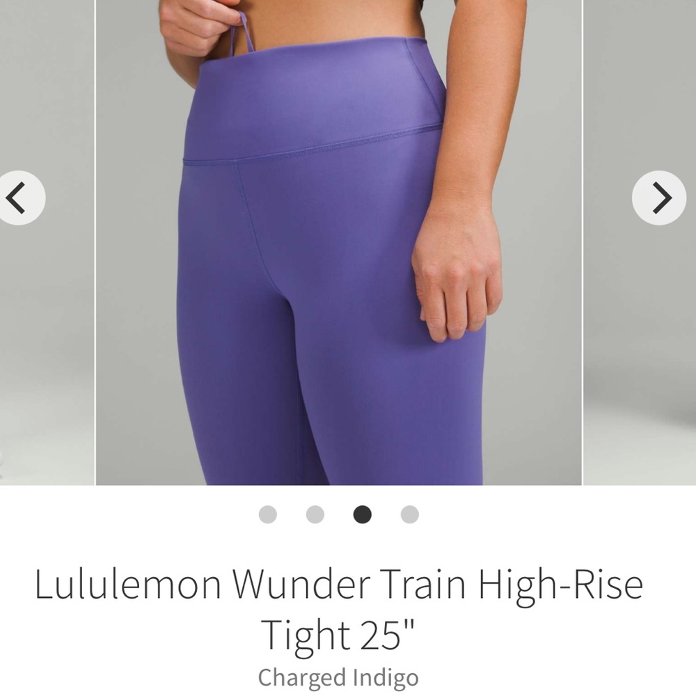 Lululemon Athletica High-Rise Tights in Charged Indigo 8 - Picture 4 of 11